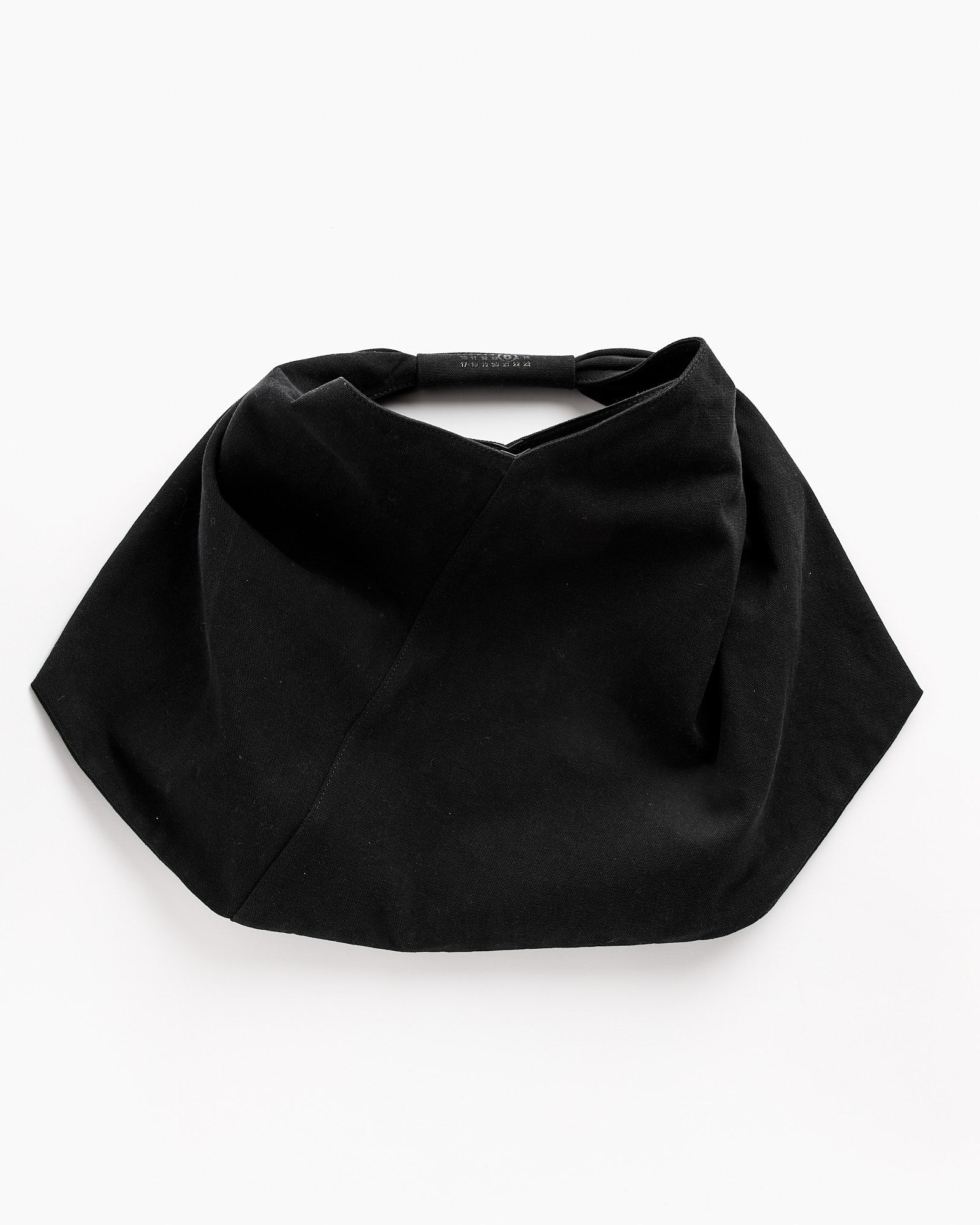 Japanese Draped Bag in Black
