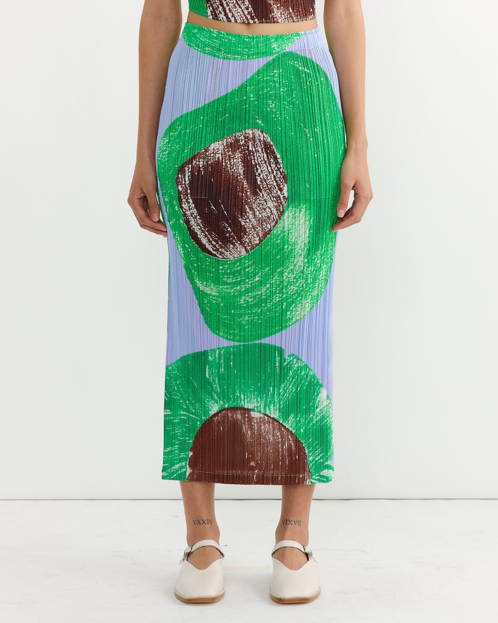 Backlight Skirt in Brown