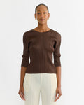 MC March Top in Dark Brown