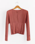MC May Blouson in Terracotta