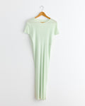 Monthly Colors June Dress in White Green
