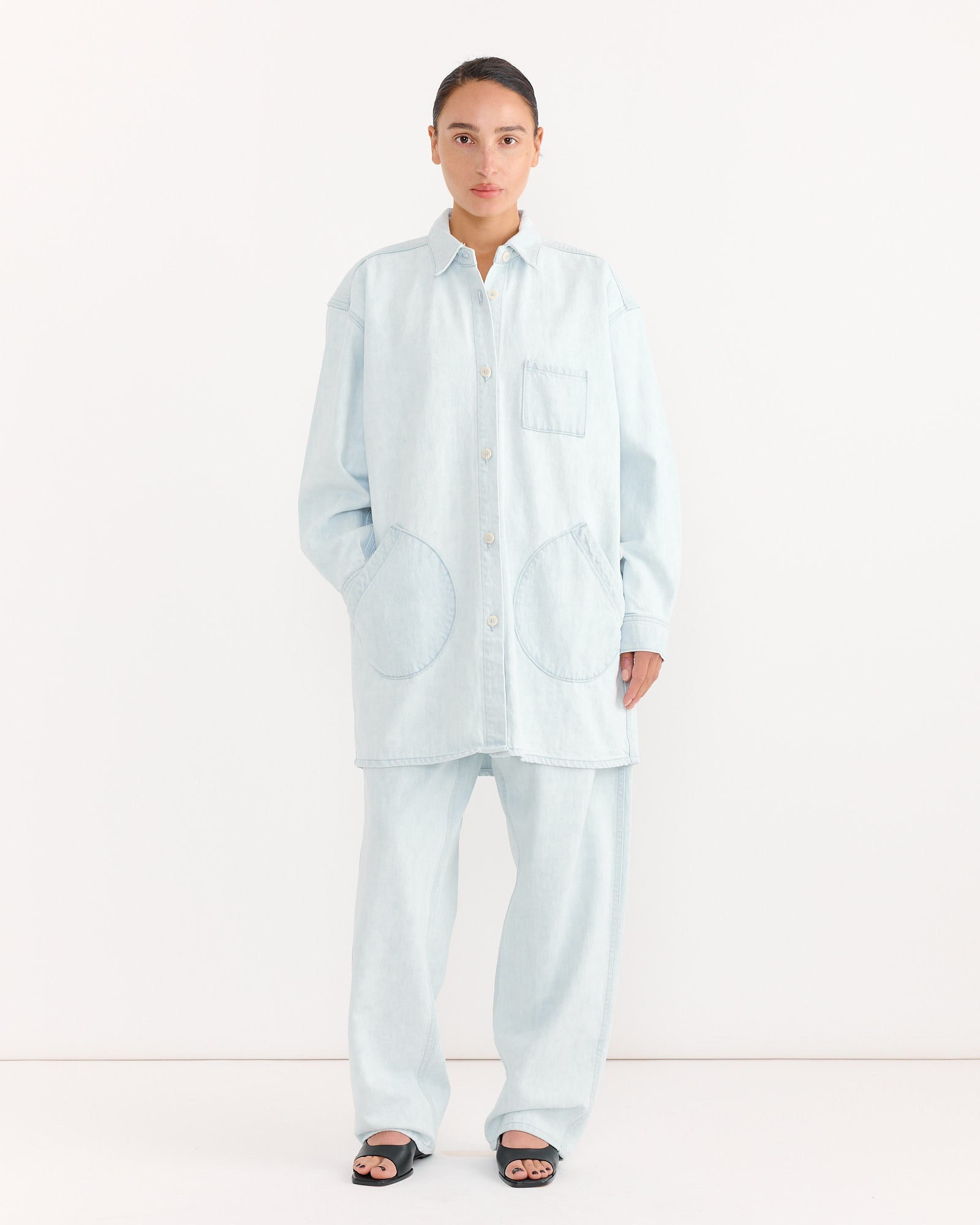 Okuda Jacket in Pale Blue