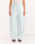 California Wide Denim in Pale Blue