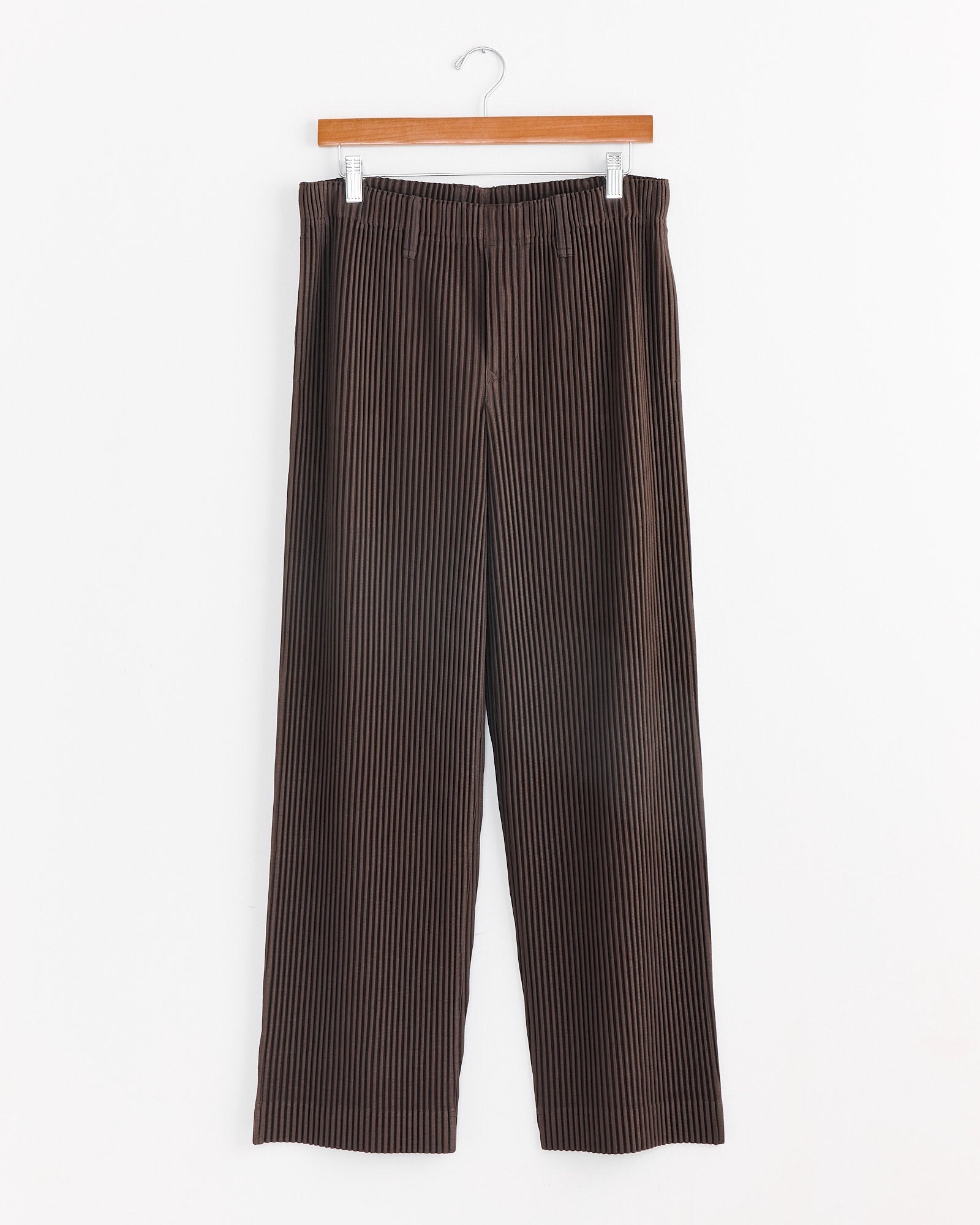 Tailored Pleats 2 Pant in Mud Brown