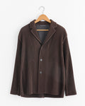 Tailored Pleats 2 Blazer in Mud Brown
