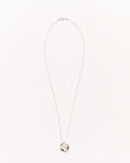 Oval Chloroplast Pendant in Silver