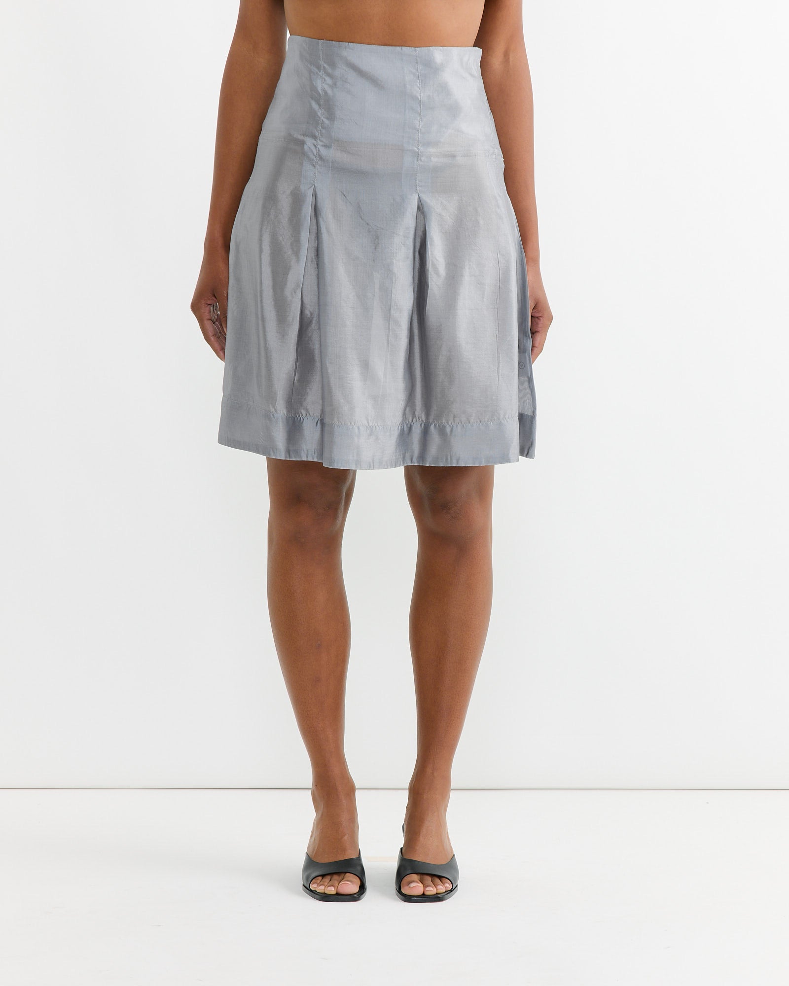 Camilla Midi Skirt in Dark Grey
