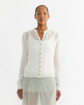 Kiss Cardigan in White