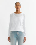 Rei Long Sleeve T-Shirt in White