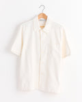 Box Shirt in White Crochet