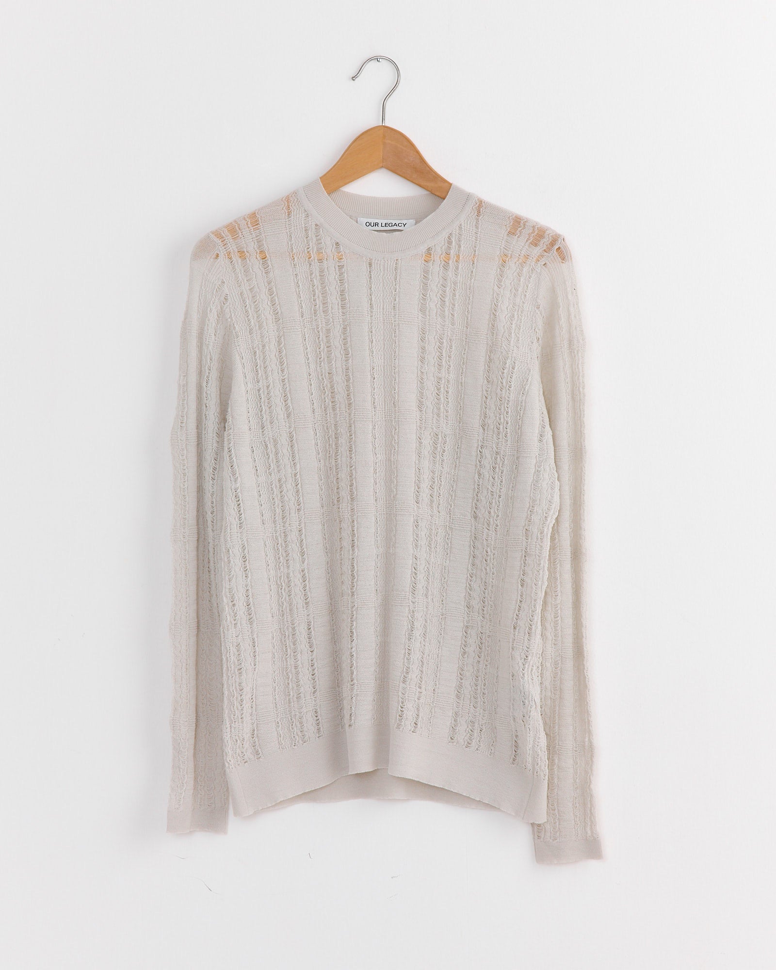 Formal Roundneck Top in Cloud Grey