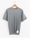 AuraLite Pleated T-Shirt in Mineral Graphite