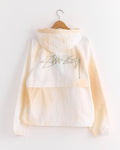 Beach Shell Wave Dye Hoodie in Bone