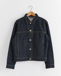 Trucker Denim Jacket in Faded Indigo