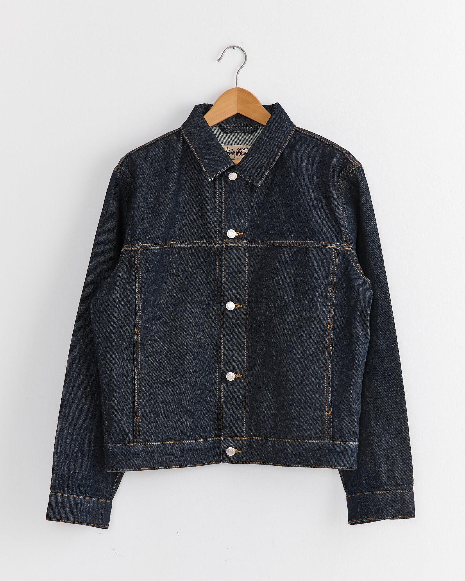Trucker Denim Jacket in Faded Indigo