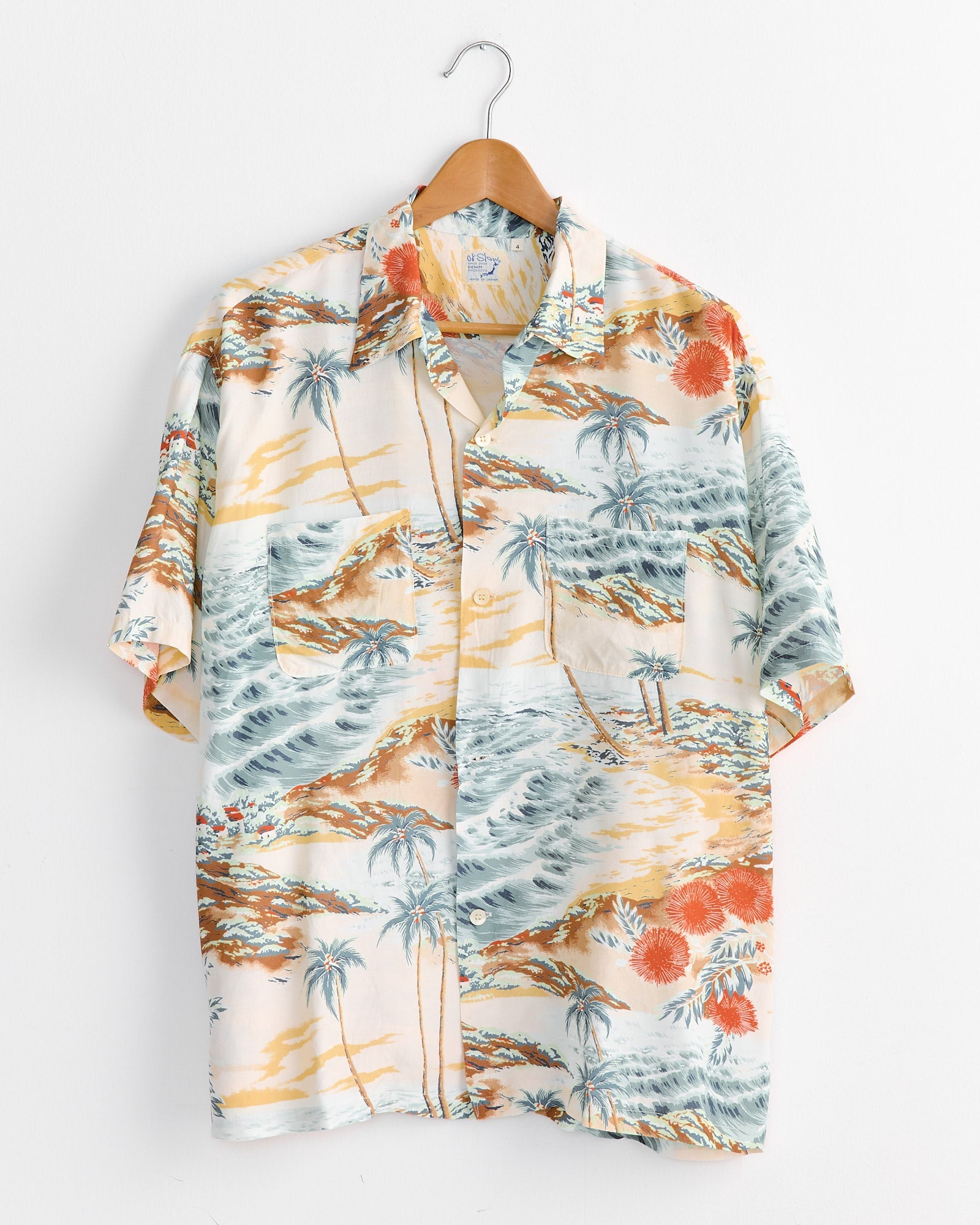 Hawaiian Shirt in Ecru