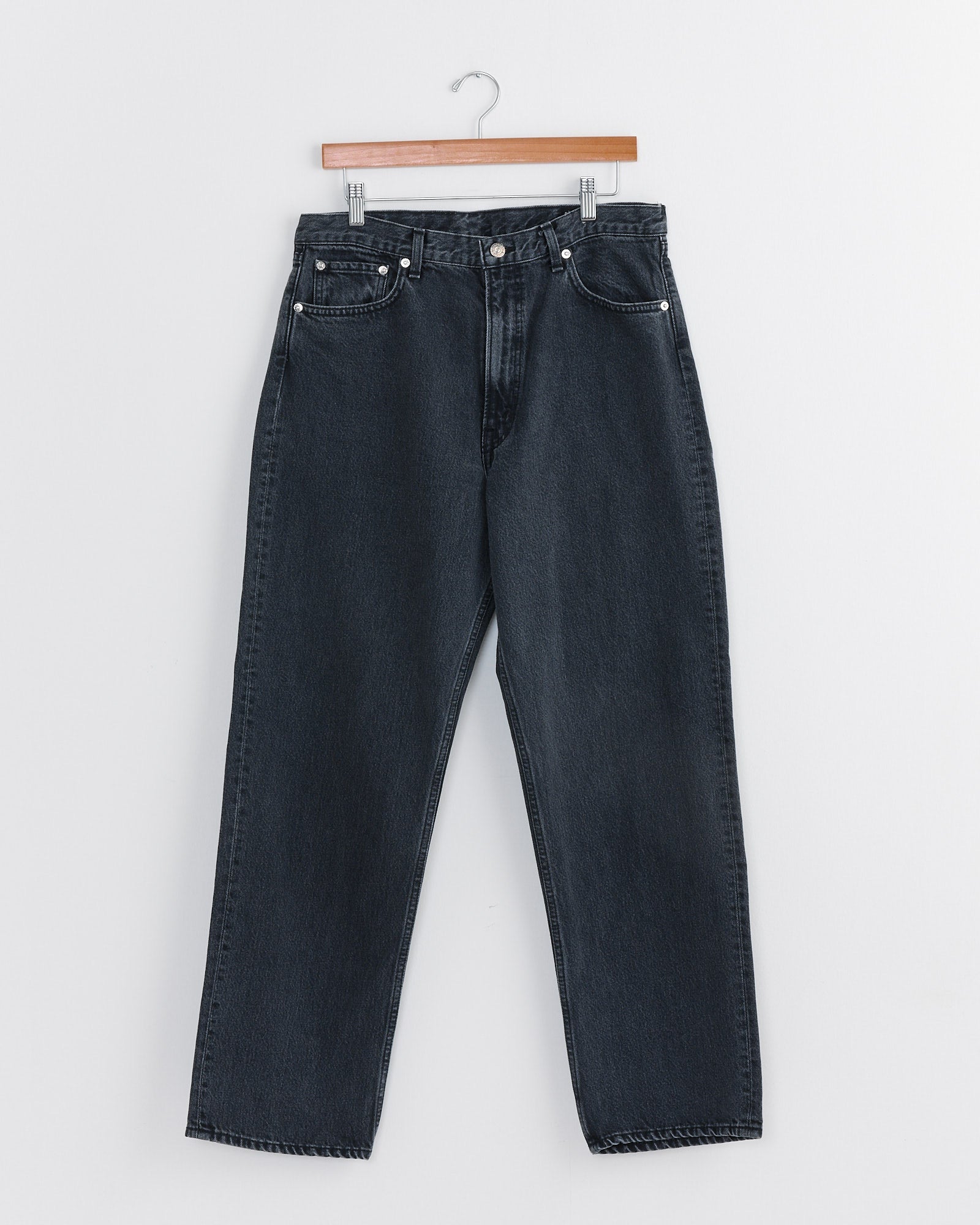101 Dad's Fit Denim Pant in Black Stone