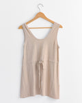 Laced Tank in Sisal