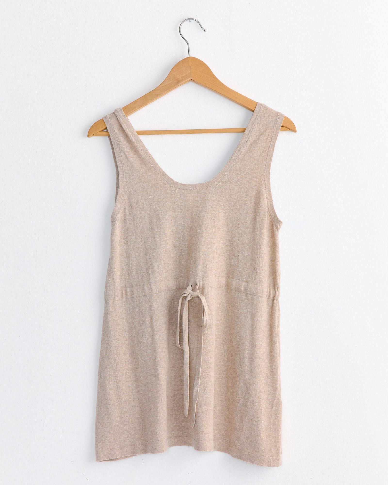 Laced Tank in Sisal