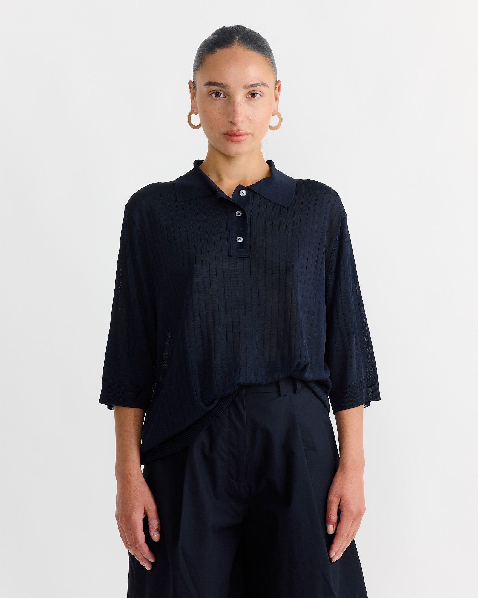 Lordi Polo in Darkest Navy