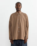 Strike Shirt in Toffee Stripe