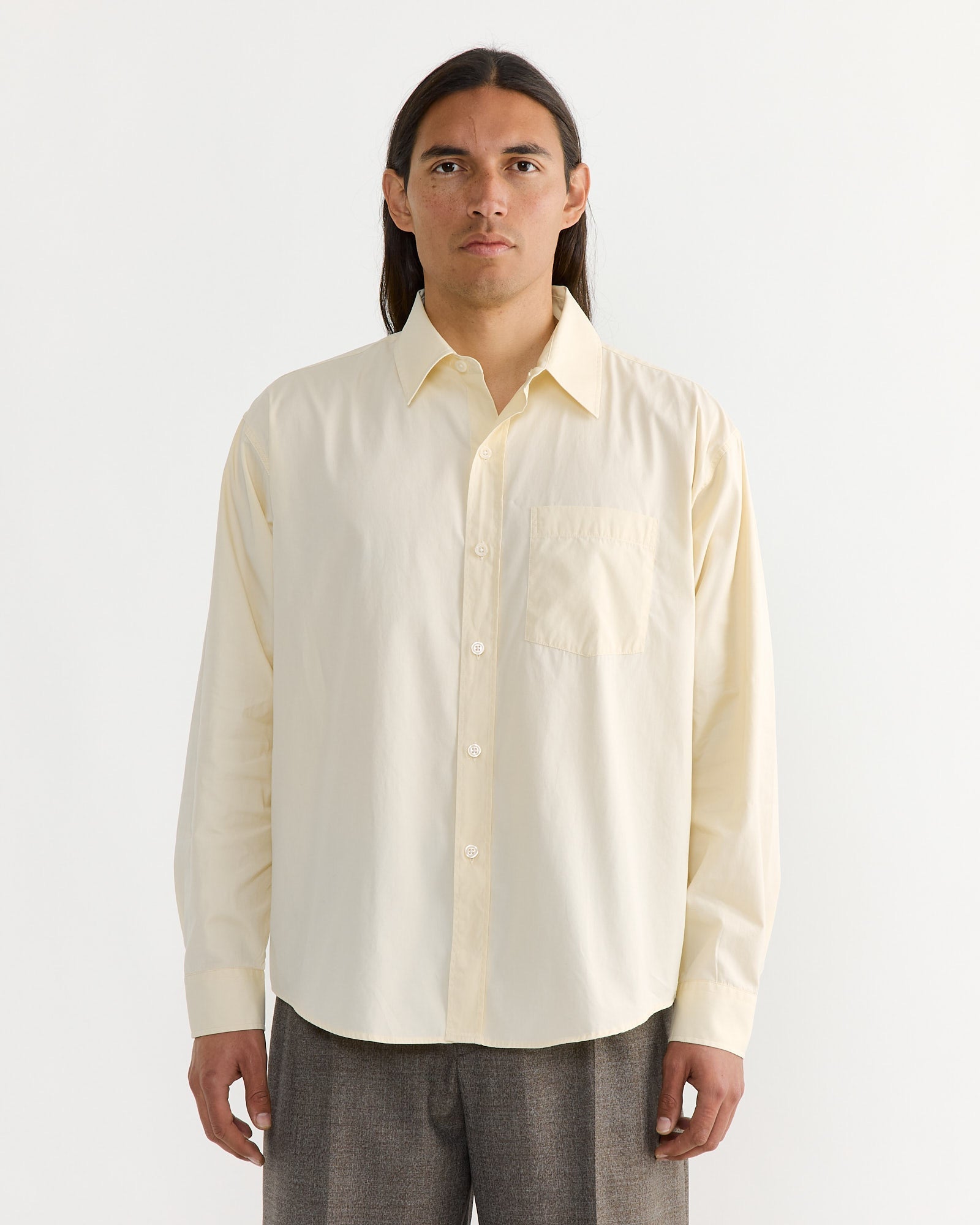 Executive Shirt in Faded Yellow
