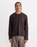 Round Neck Sweater in Brown