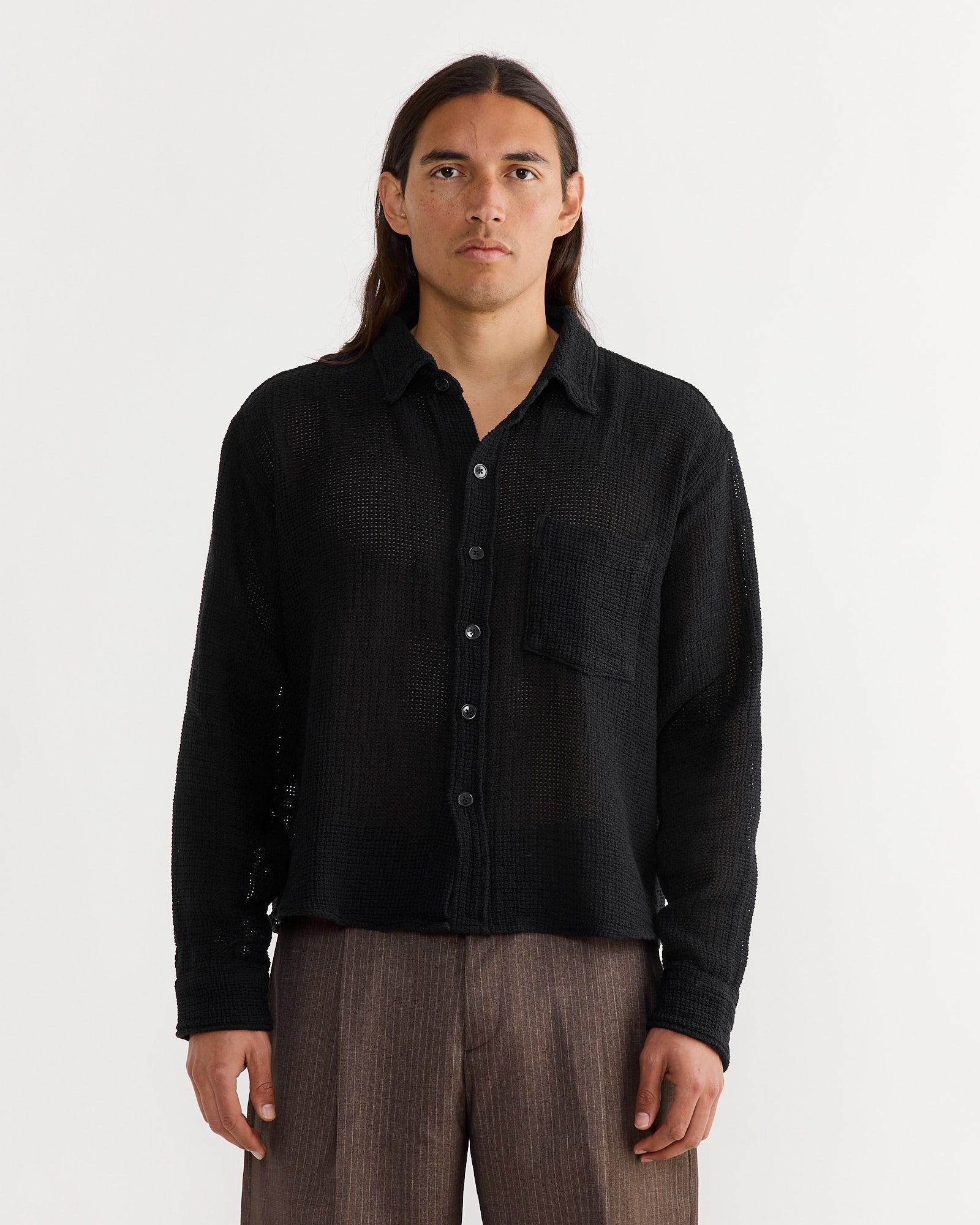 Priority Shirt in Black Natte
