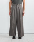 Double Weave Extra Wide Trousers in Houndstooth
