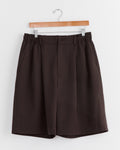 Wide Easy Short in Grey Khaki