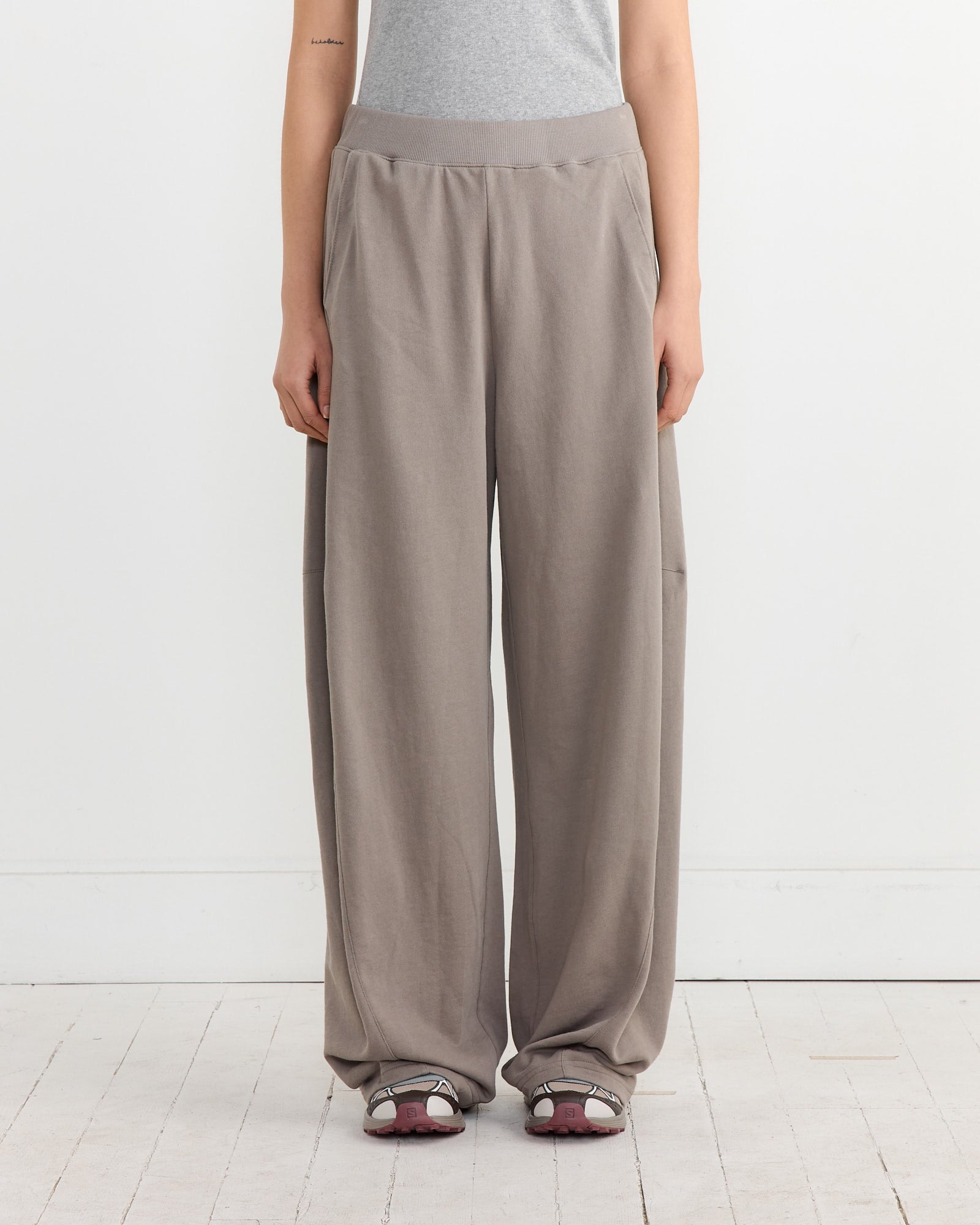Sweatshirting Winslow Pant in Dark Stone