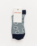 Hand Jelly Transparent Socks in Blue