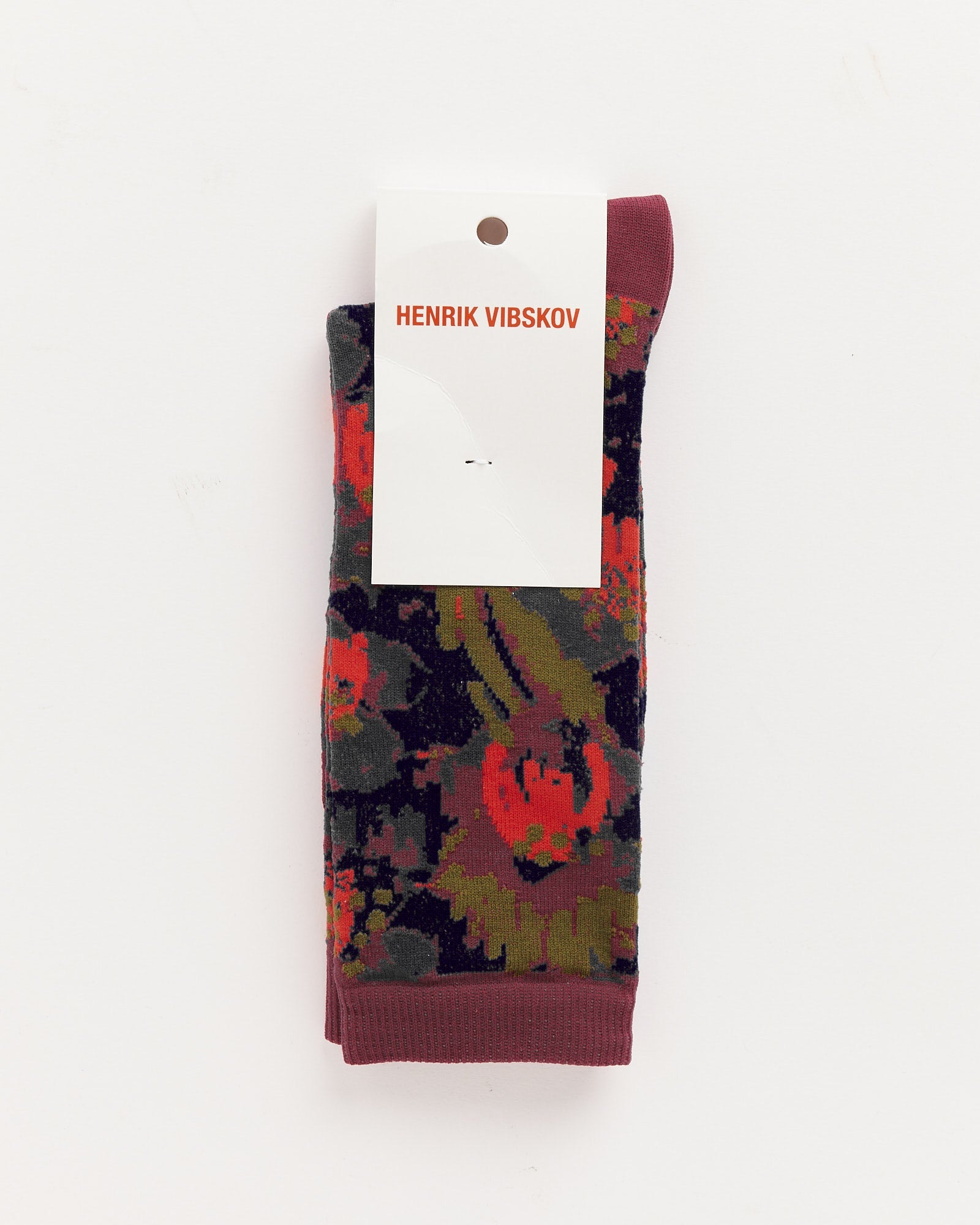 Spraycan Flowers Socks in Violet