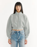 Asta Zip Sweatshirt in Drab