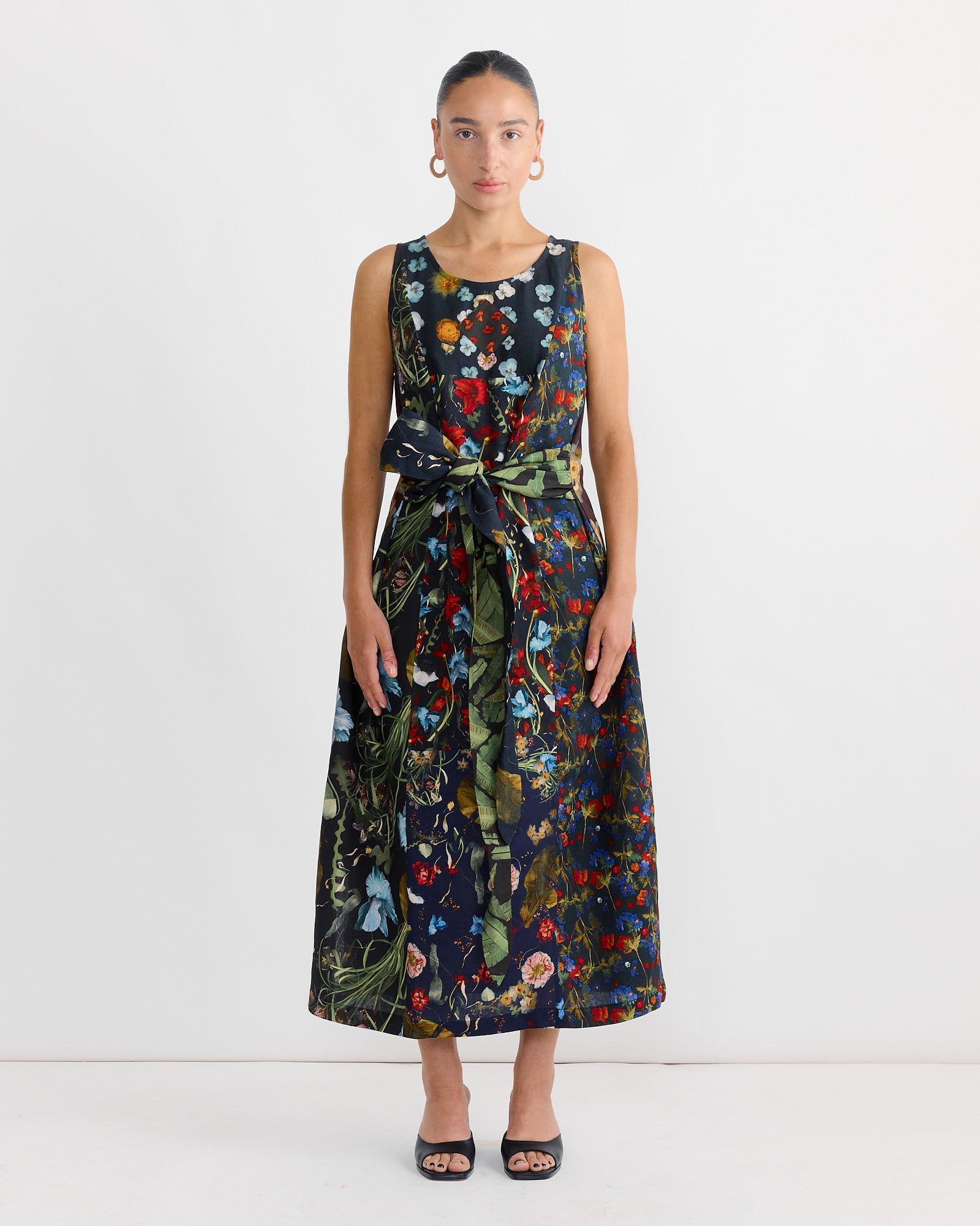 Dress in Print Z/Flower Mix Dark