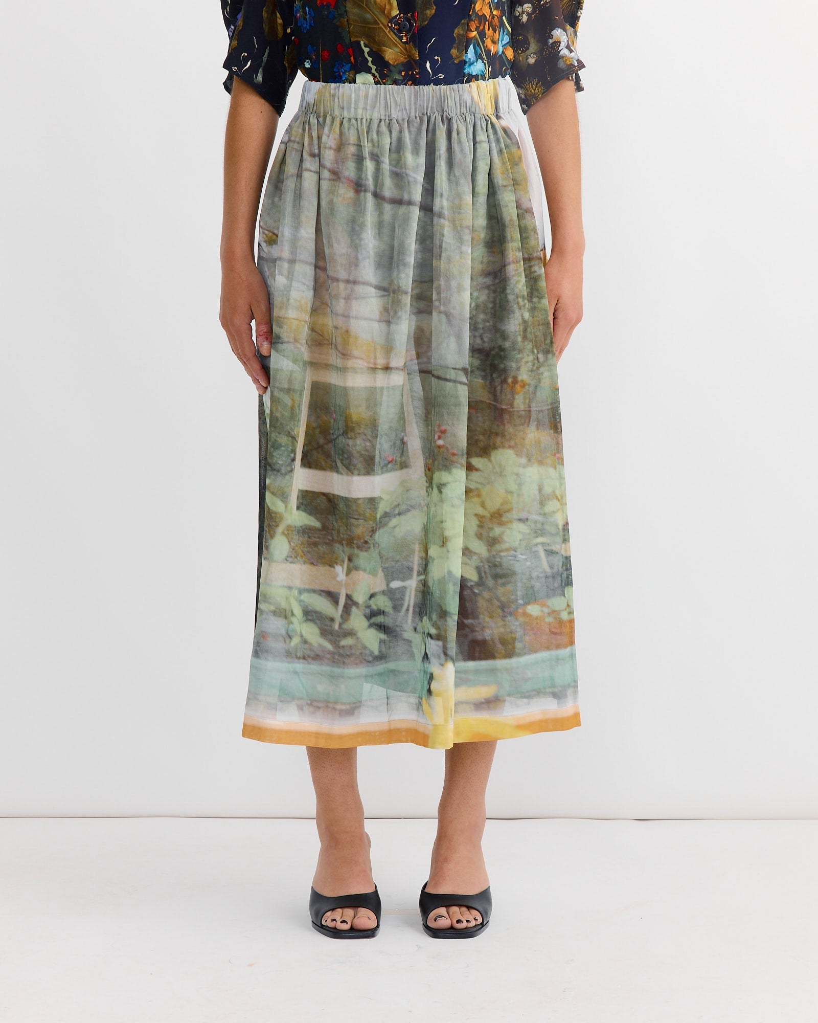 Skirt in Print T/Reflections