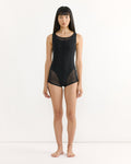 Dual Vanua Swimsuit in Net Black