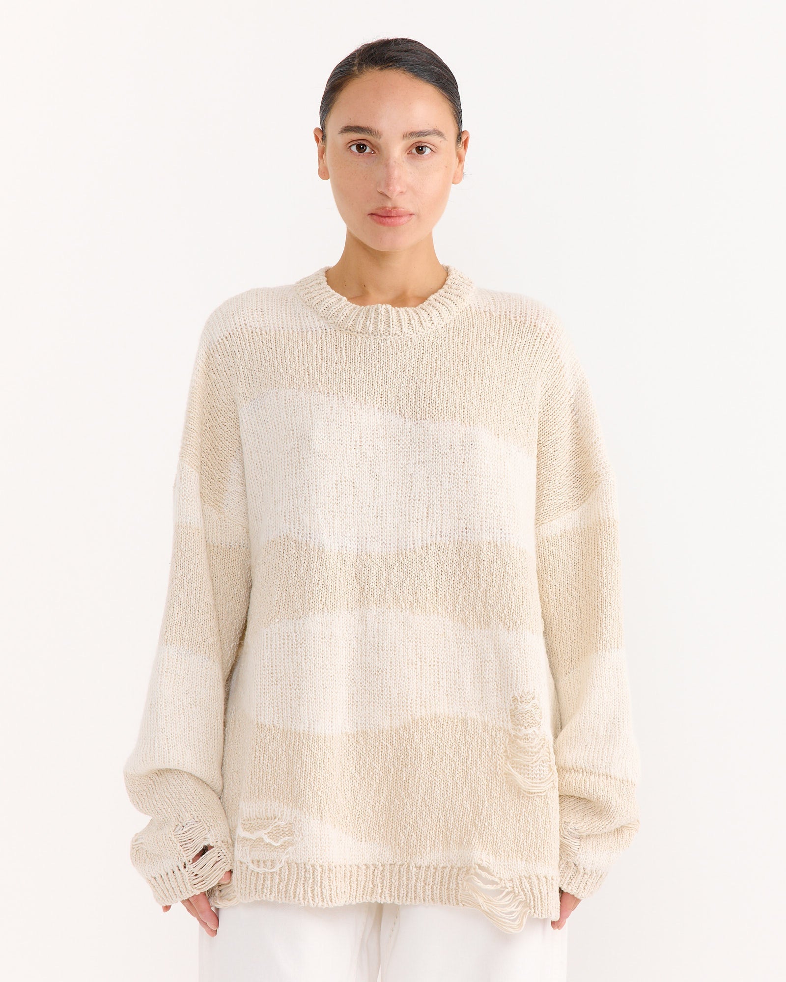Popover Roundneck in White