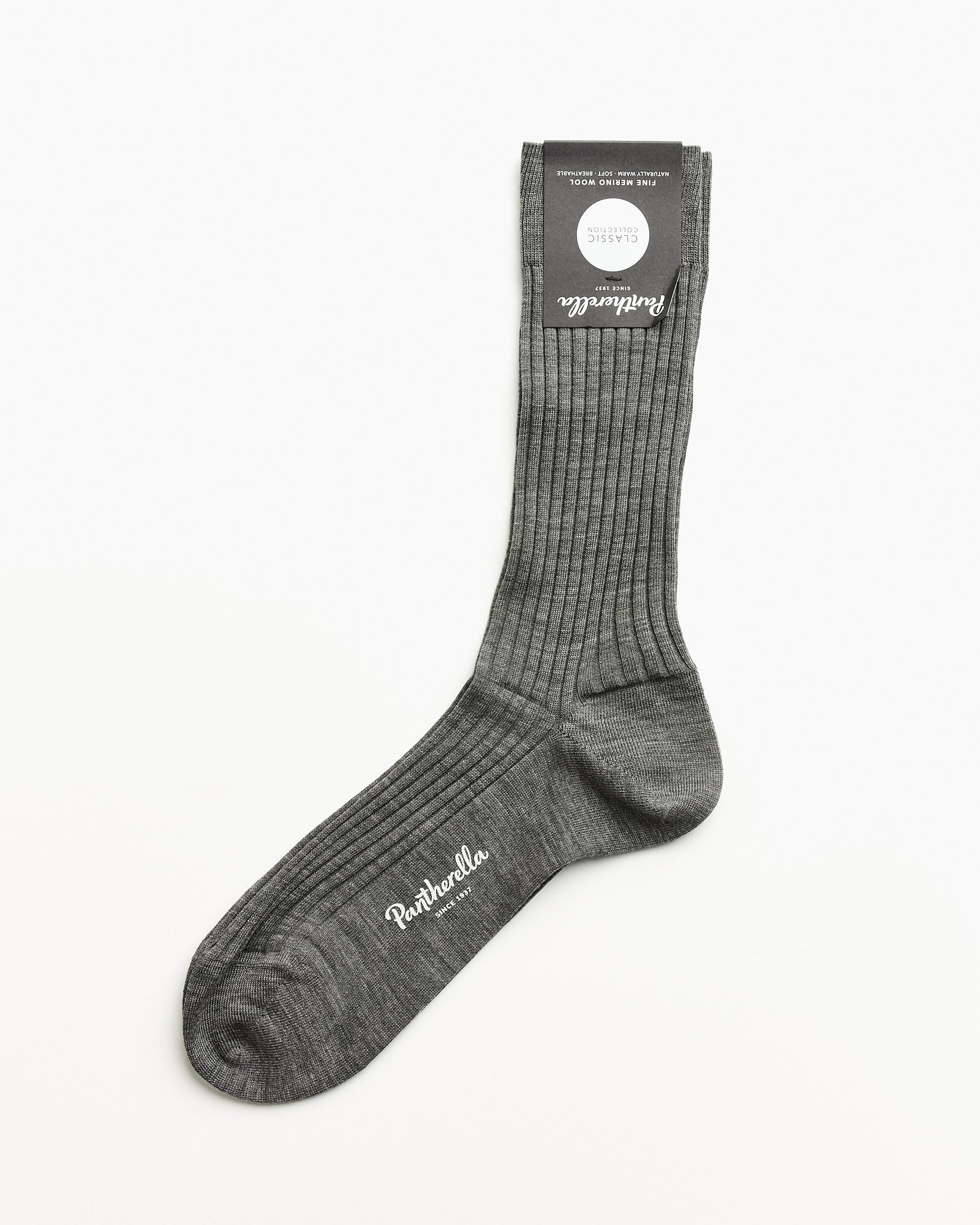 Laburnum Short Socks in Mid Grey Mix