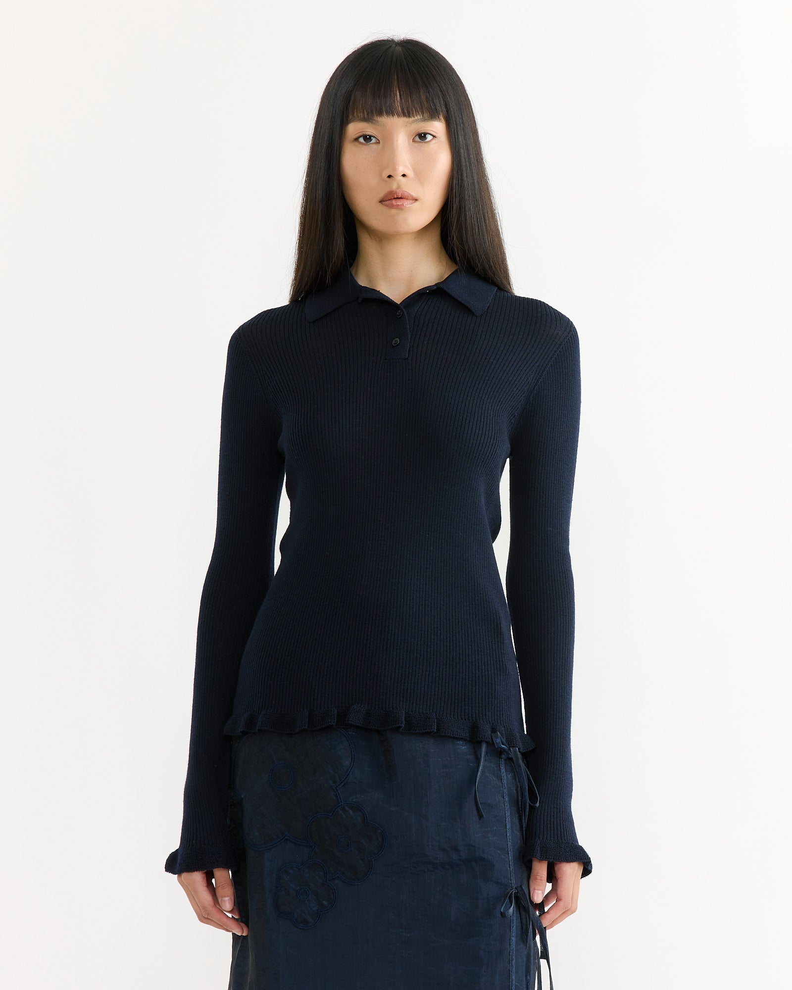 Oda Top in Navy