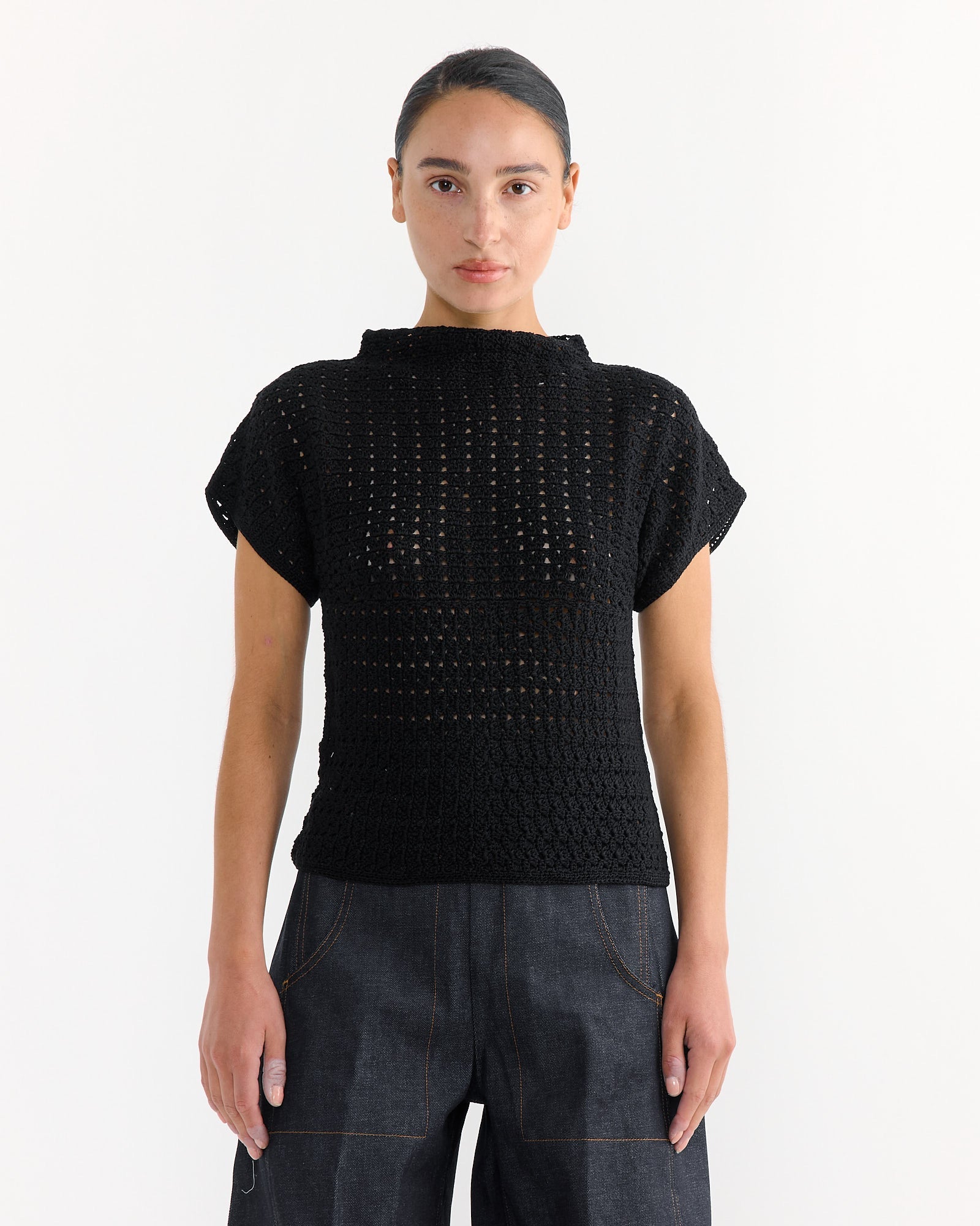 Morelia Top in Black