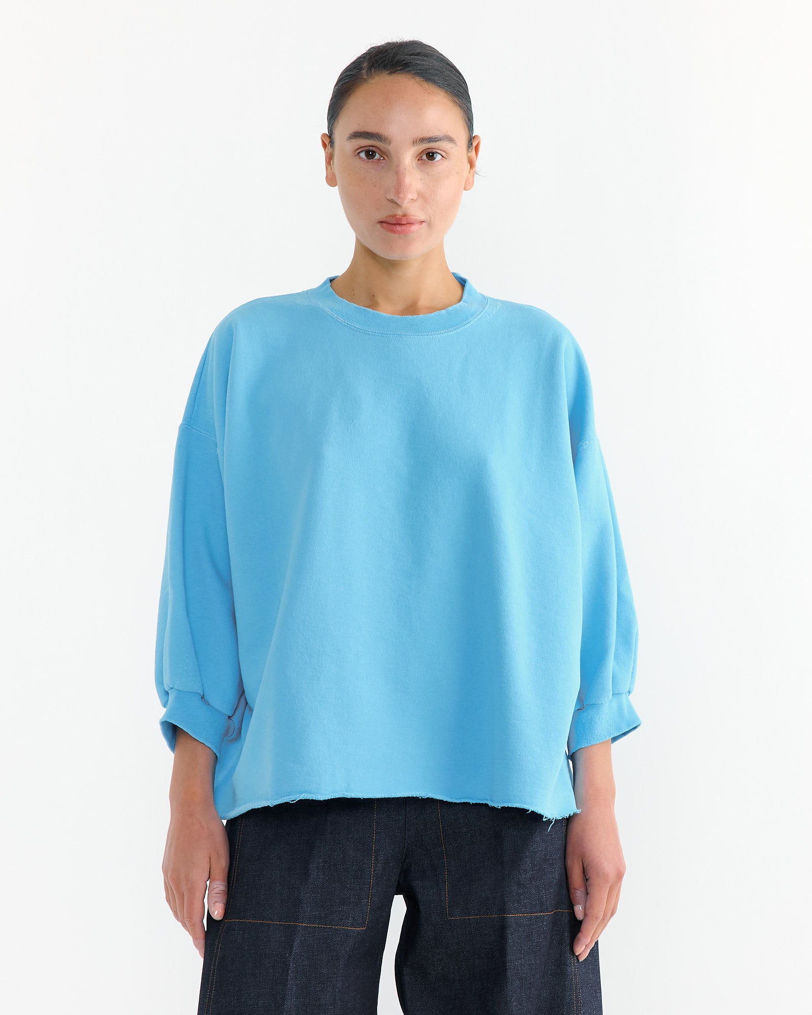 Fond Sweatshirt in Sky Blue