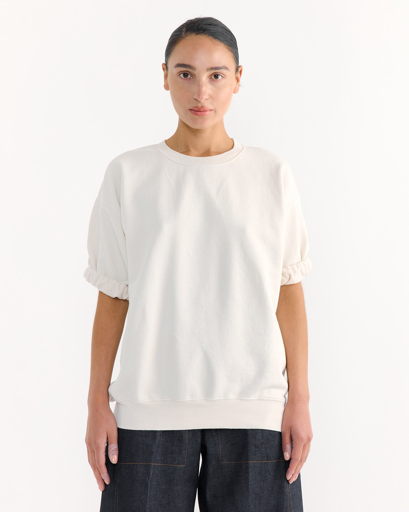 Stanza Sweatshirt in Dirty White