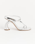 Curved Heel in Silver