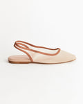 Mesh Slingback Flats in Blush