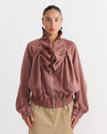Cocoon Blouson in Taupe