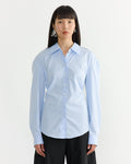 Belted Shirt in Light Blue