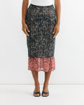 Double Layered Skirt in Malachite