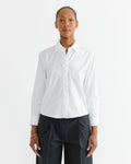 Cropped Classic Shirt in White