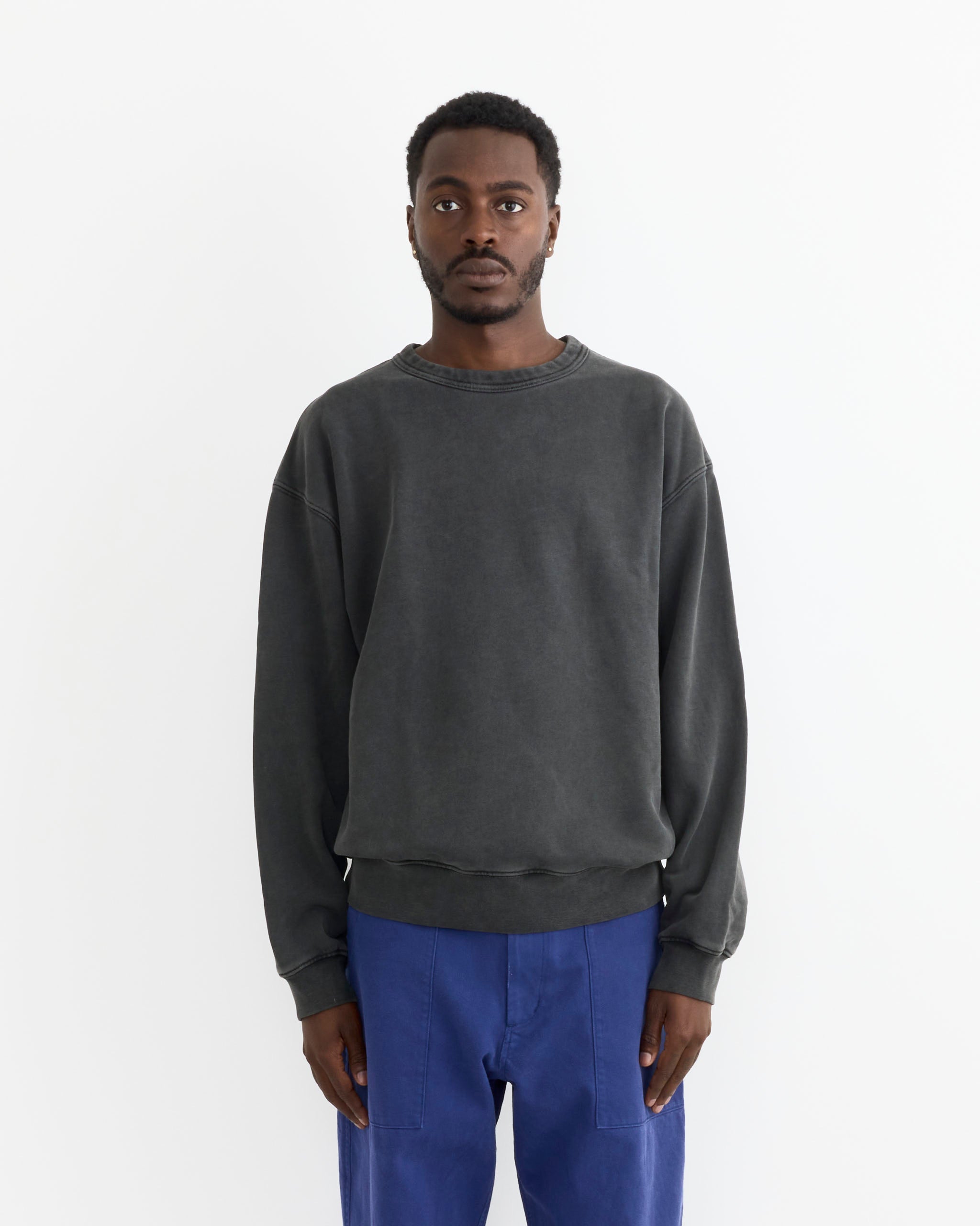 Dolphy Crew in 22oz French Terry Grey